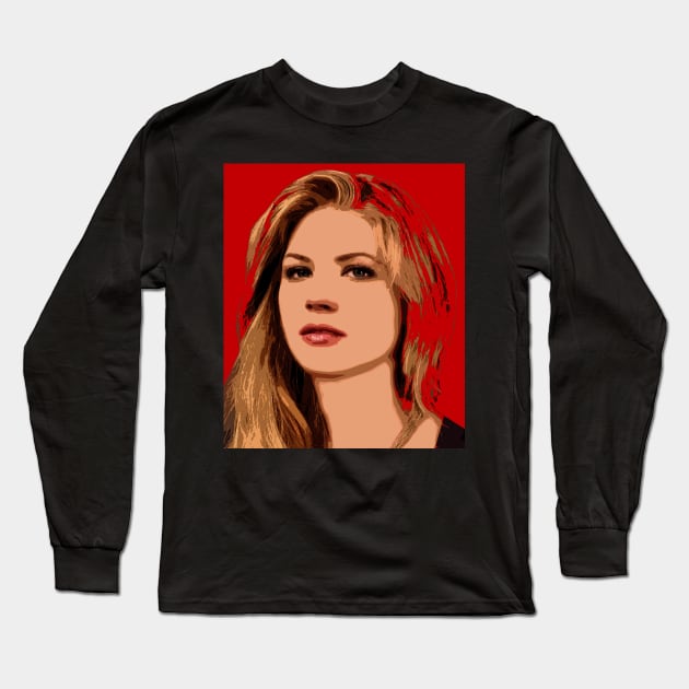 katheryn winnick Long Sleeve T-Shirt by oryan80